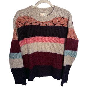 Odd Molly Striped Multicolor Knit Sweater Size 0/XS